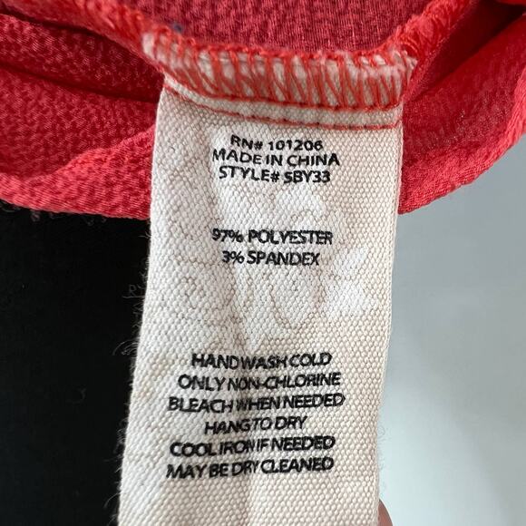 Soft Surroundings Orange Knit Asymmetric Layered Tank Sleeveless Blouse Plus 2X - Picture 7 of 7